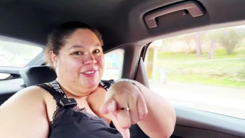 Cleo, thrilled at the idea of having two dicks for herself