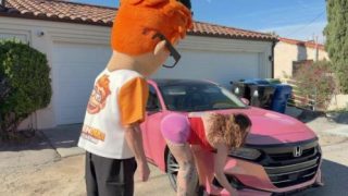 Porn Dude Peeks Under Avalon Mira’s Hood